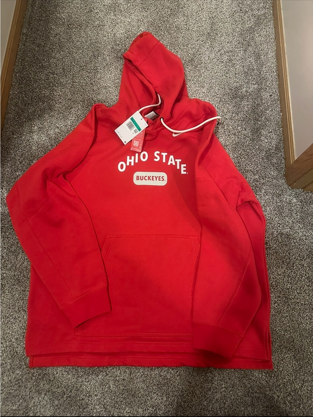 Nike Red Ohio State Buckeyes Pullover Hoodie